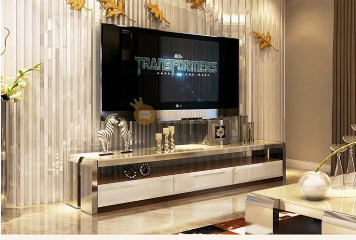 Cách trang trí kệ tivi đẹp trẻ trung cho không gian hiện đại