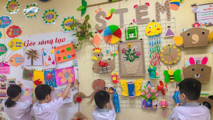 Gợi ý những mô hình trang trí lớp học tiểu học đẹp, ấn tượng nhất