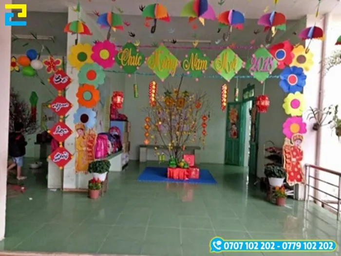 10+ ý tưởng trang trí Tết lớp học ý nghĩa, ấn tượng 2025 - inan2h