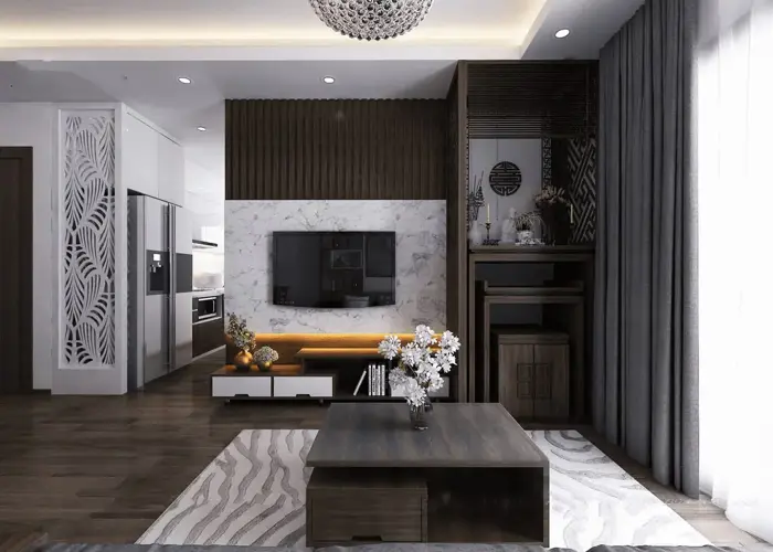55+ Mẫu thiết kế phòng khách chung cư trang trí đẹp nhất 2024