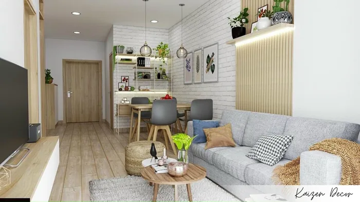 Cách thiết kế phòng khách dành cho chung cư nhỏ - Kaizen Decor