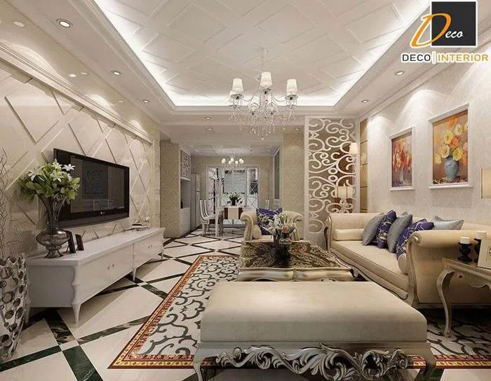 10 Mẫu phòng khách tân cổ điển đẹp - Hiện đại không thể bỏ qua