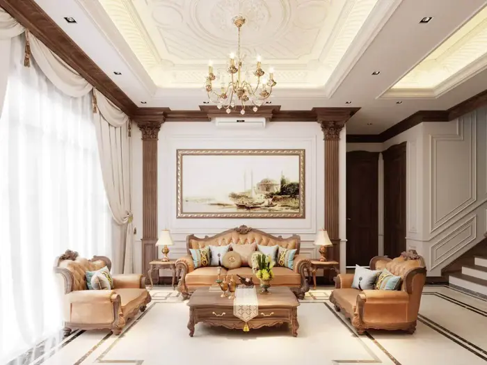 101+ Mẫu Phòng Khách Tân Cổ Điển Đẹp, Đơn Giản | Là Nhà