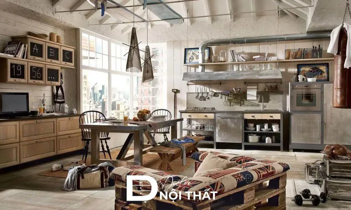 100+ Mẫu decor phòng khách Vintage đẹp, độc đáo nhất 2026