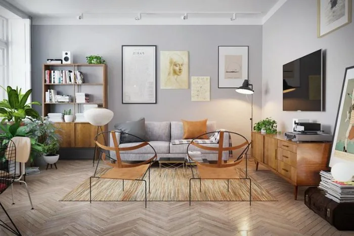 Những đồ nội thất giúp trang trí phòng khách vintage đẹp mê ly
