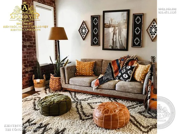 Top 10 mẫu thiết kế nội thất phòng khách phong cách vintage độc đáo