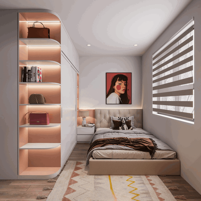 Tổng hợp 20+ Mẫu Phòng Ngủ 12m2 Đẹp, Tiện Nghi [2026]