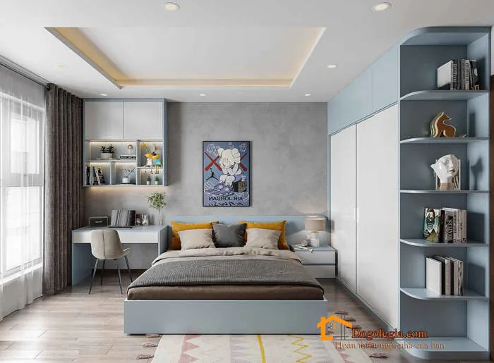 Thiết kế phòng ngủ 11m2, 12m2, 13m2, 14m2, 15m2 cho bé đẹp ngất ngây