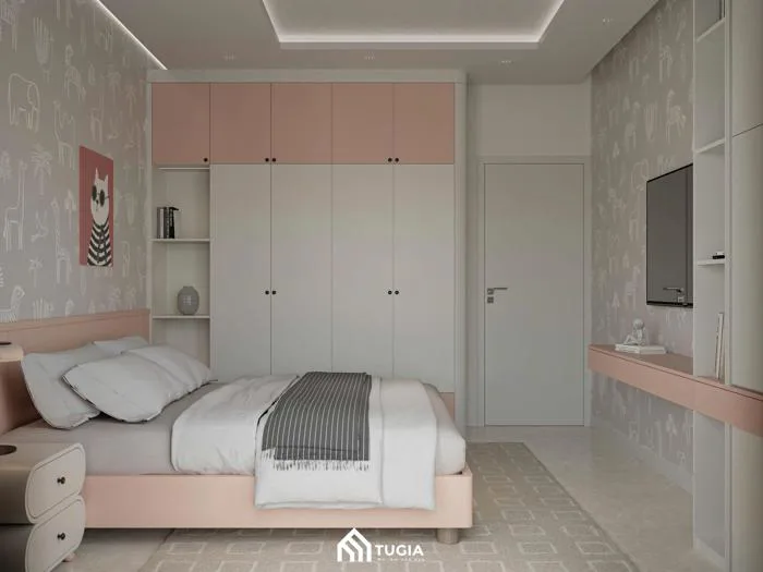 45+ Mẫu thiết kế phòng ngủ 12m2 đẹp, đầy đủ tiện nghi 2026