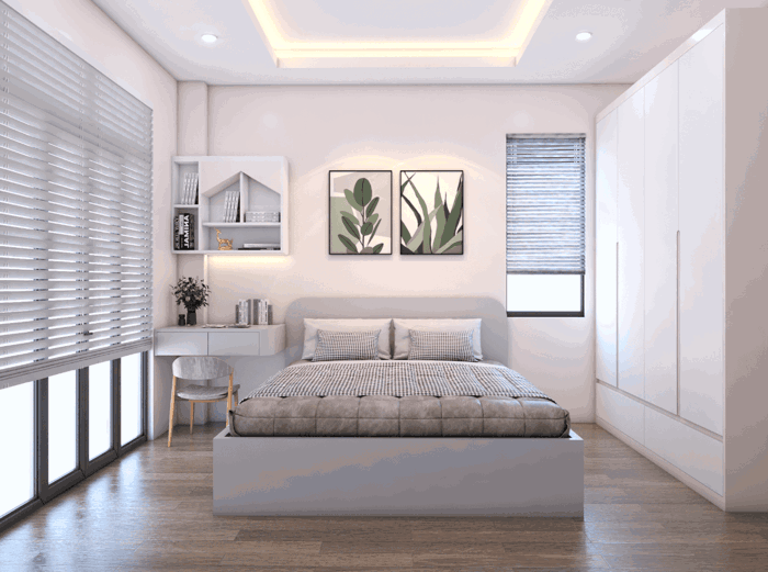 Tổng hợp 20+ Mẫu Phòng Ngủ 12m2 Đẹp, Tiện Nghi [2026]