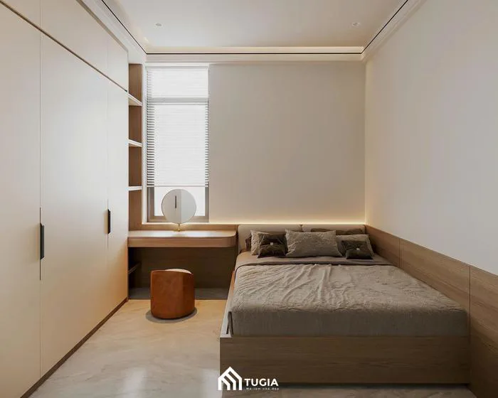45+ Mẫu thiết kế phòng ngủ 12m2 đẹp, đầy đủ tiện nghi 2026
