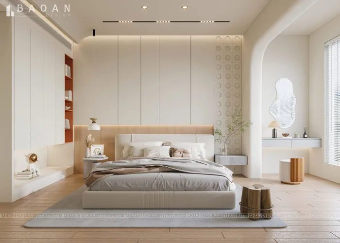 Phòng ngủ master 20m2 phong cách hiện đại PN13 Phòng ngủ master 20m2 phong cách hiện đại PN13