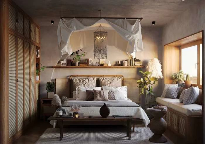 10+] Mẫu decor phòng ngủ vintage đẹp đơn giản hiện đại 2025