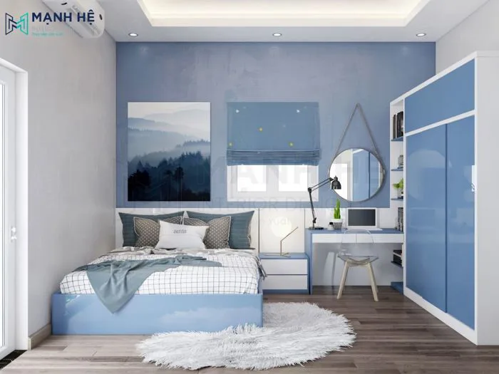 Mẫu thiết kế, sắp xếp và bố trí phòng ngủ nhỏ 9m2 đẹp tiện nghi Mẫu thiết kế, sắp xếp và bố trí phòng ngủ nhỏ 9m2 đẹp tiện nghi
