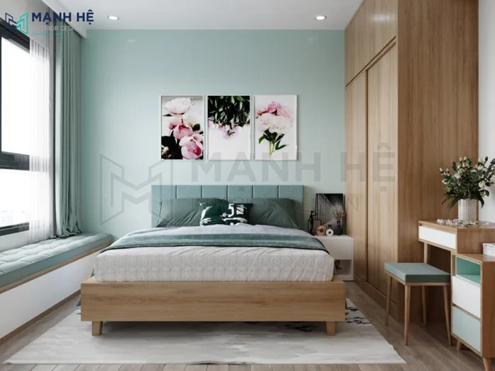 Mẫu thiết kế, sắp xếp và bố trí phòng ngủ nhỏ 9m2 đẹp tiện nghi Mẫu thiết kế, sắp xếp và bố trí phòng ngủ nhỏ 9m2 đẹp tiện nghi