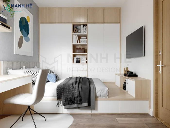 Mẫu thiết kế, sắp xếp và bố trí phòng ngủ nhỏ 9m2 đẹp tiện nghi Mẫu thiết kế, sắp xếp và bố trí phòng ngủ nhỏ 9m2 đẹp tiện nghi