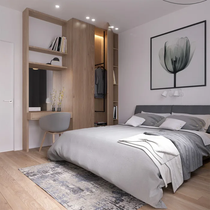 Cách bố trí nội thất phòng ngủ nhỏ 9m2 tiện nghi và ấn tượng Cách bố trí nội thất phòng ngủ nhỏ 9m2 tiện nghi và ấn tượng