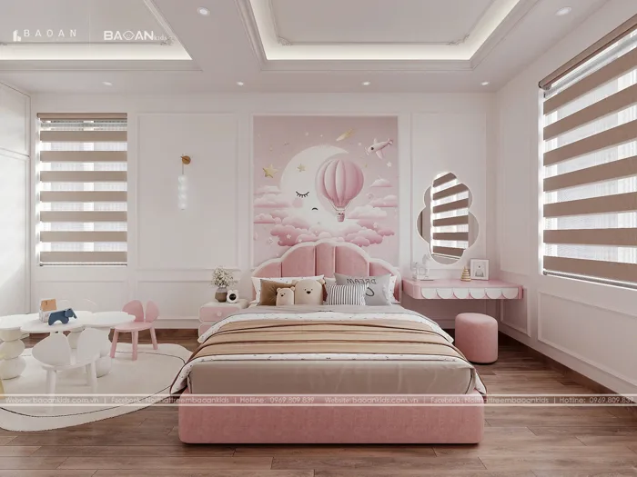 10 Mẫu phòng ngủ màu hồng ấn tượng cho bé gái - KIẾN TRÚC NỘI THẤT BẢO AN  DESIGN