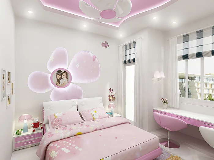 Tổng hợp +20 mẫu phòng ngủ đẹp dành cho bé gái