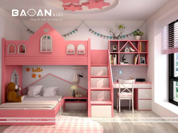 Những ý tưởng trang trí Phòng Ngủ Bé Gái 10 TUỔI đẹp mê mẩn !