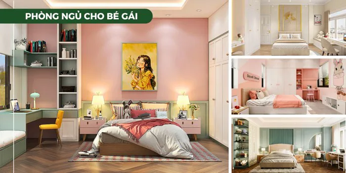 85+ Phòng Ngủ Cho Bé Gái dễ thương, tươi sáng được tuyển chọn