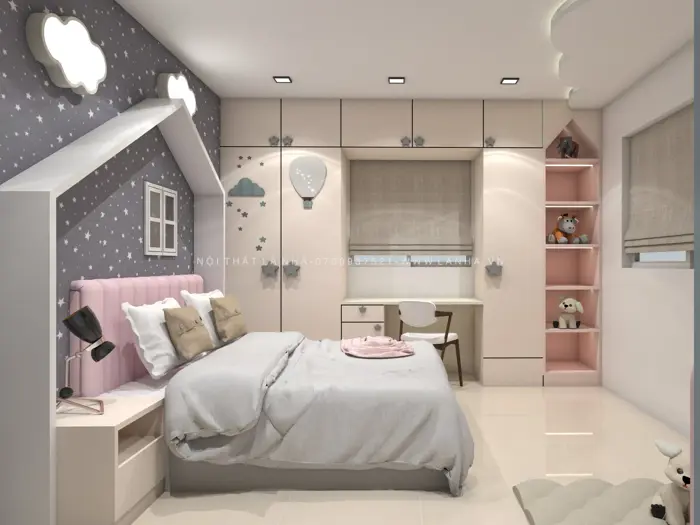 150+ Mẫu phòng ngủ cho bé gái đẹp, hiện đại và dễ thương 2024