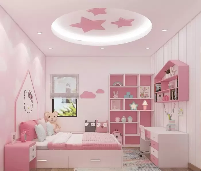 30+ Mẫu nội thất phòng ngủ cho bé gái đẹp, dễ thương, hiện đại nhất