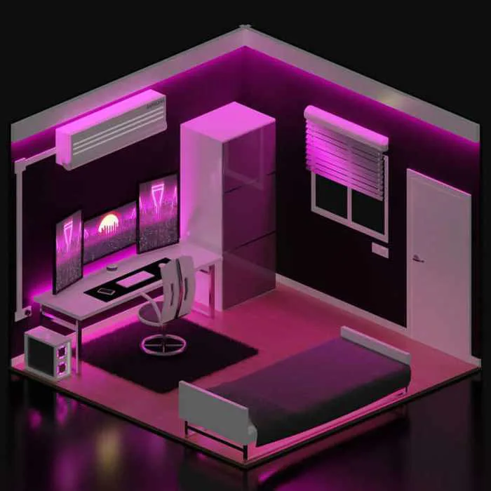 20+ Mẫu thiết kế phòng ngủ gaming cực chất cho game thủ