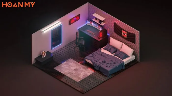 50 Mẫu Decor phòng ngủ Gaming Đẹp - Độc - Chất nhất 2026