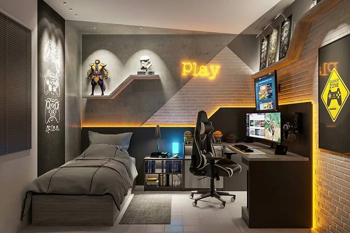 10 ý tưởng thiết kế phòng ngủ gaming độc đáo và thu hút