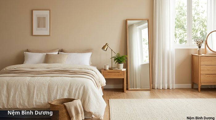 Decor Phòng Ngủ Phong Cách Hàn Quốc đơn Giản Tiết Kiệm