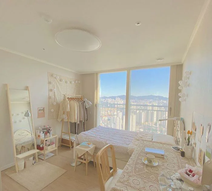 Decor Phòng Ngủ kiểu Hàn Quốc đơn giản, dễ thực hiện