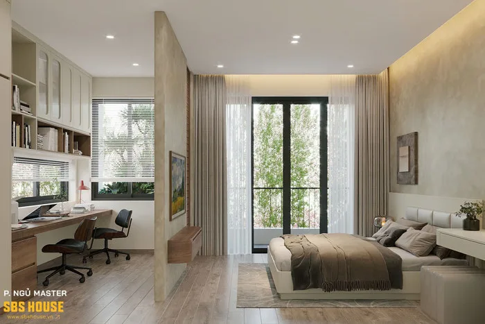 45+ Mẫu phòng ngủ có bàn làm việc đẹp, hiện đại và tiện nghi 2025 45+ Mẫu phòng ngủ có bàn làm việc đẹp, hiện đại và tiện nghi 2025