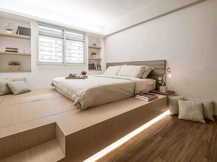15+ Ý tưởng thiết kế phòng ngủ không giường đẹp, tiện nghi