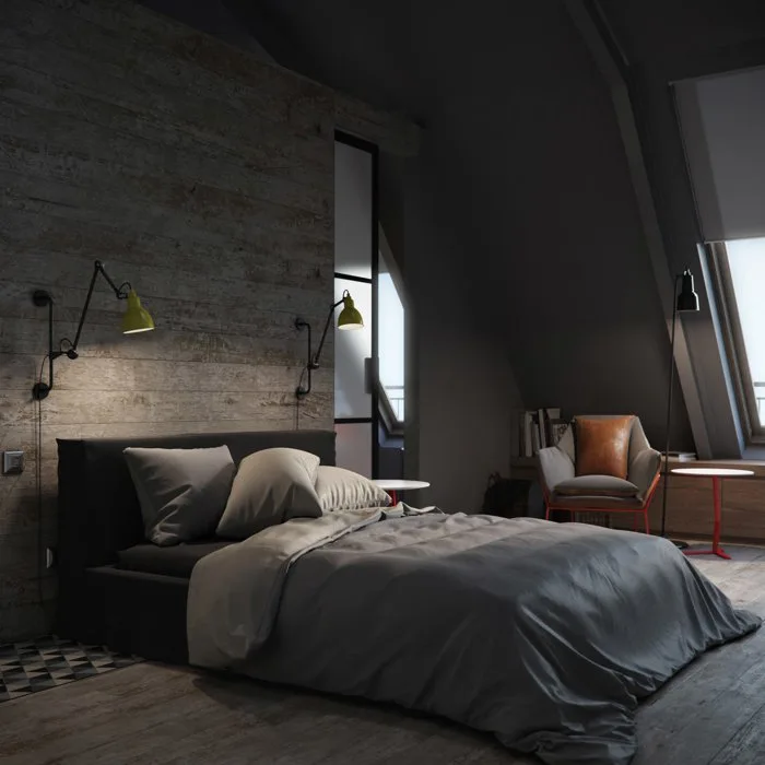 Giải Pháp & Mẫu Thiết Kế Decor Phòng Ngủ Nam Nhỏ Tuyệt Đẹp - KHO NỆM THẮNG  LỢI