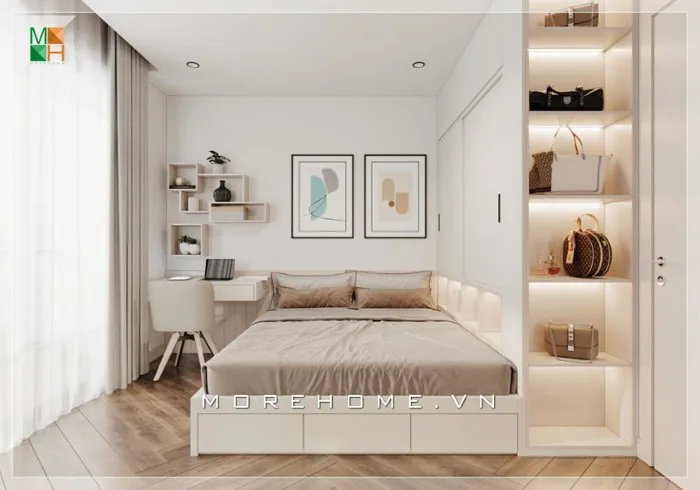 37 Mẫu Thiết Kế Phòng Ngủ Nhỏ, Đẹp, Thông Minh Ấn Tượng Nhất Hiện Nay