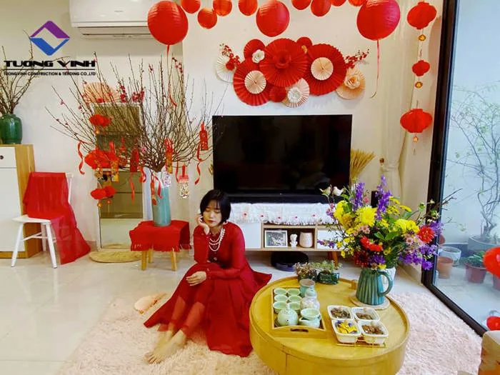 Top 10 cách trang trí phòng khách ngày Tết hút tài lộc