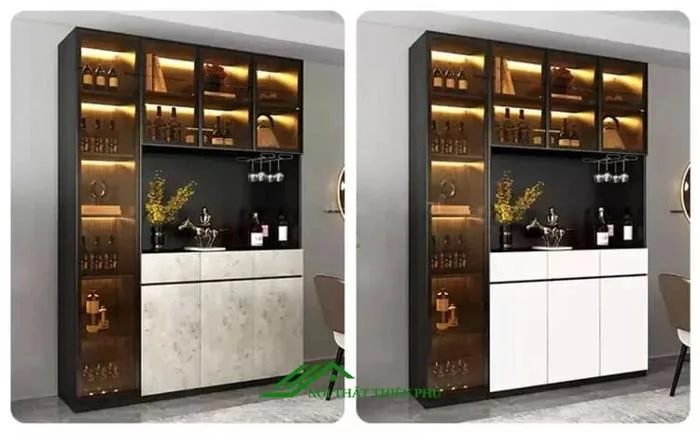 Tủ rượu đẹp trang trí phòng khách - TR 26