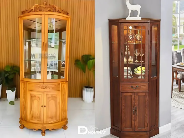 70+ Mẫu tủ rượu góc phòng khách đẹp, tối ưu diện tích
