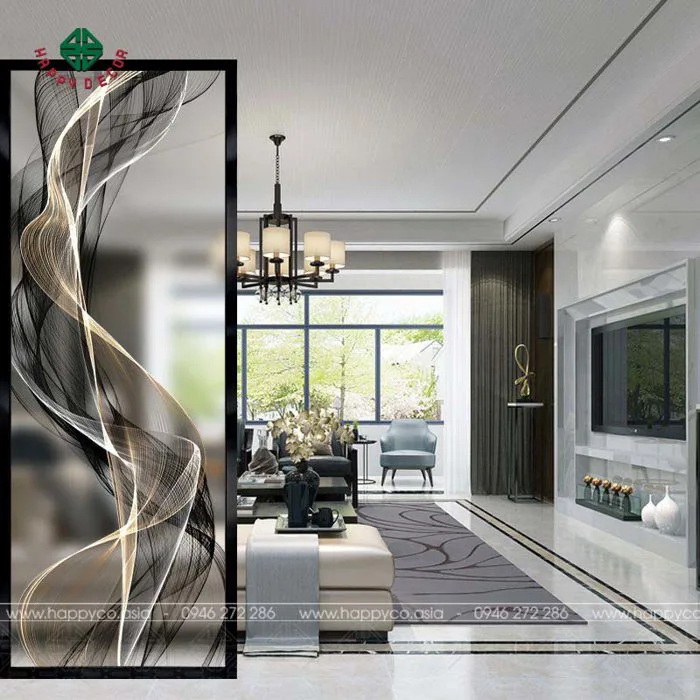 Các loại vách ngăn phòng khách phổ biến hiện nay Các loại vách ngăn phòng khách phổ biến hiện nay