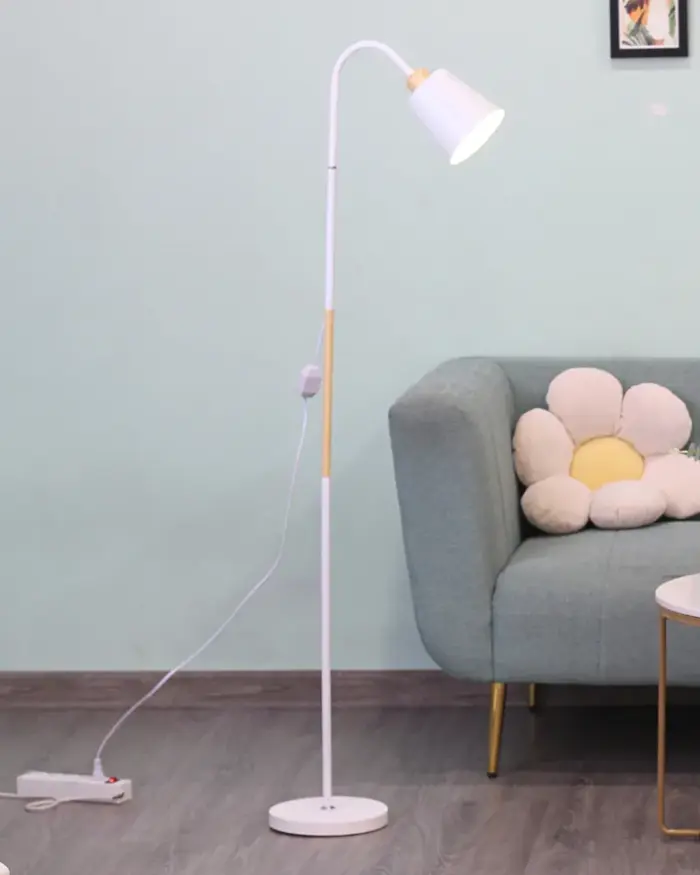 Đèn Cây Đứng Đọc Sách HUTA Light For Life KT5 Trang Trí Phòng Khách, Phong  Cách Bắc Âu, Ba Màu Sáng