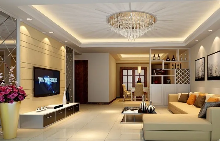 Phòng khách nâng tầm đẳng cấp khi được lắp đặt đèn trang trí Phòng khách nâng tầm đẳng cấp khi được lắp đặt đèn trang trí