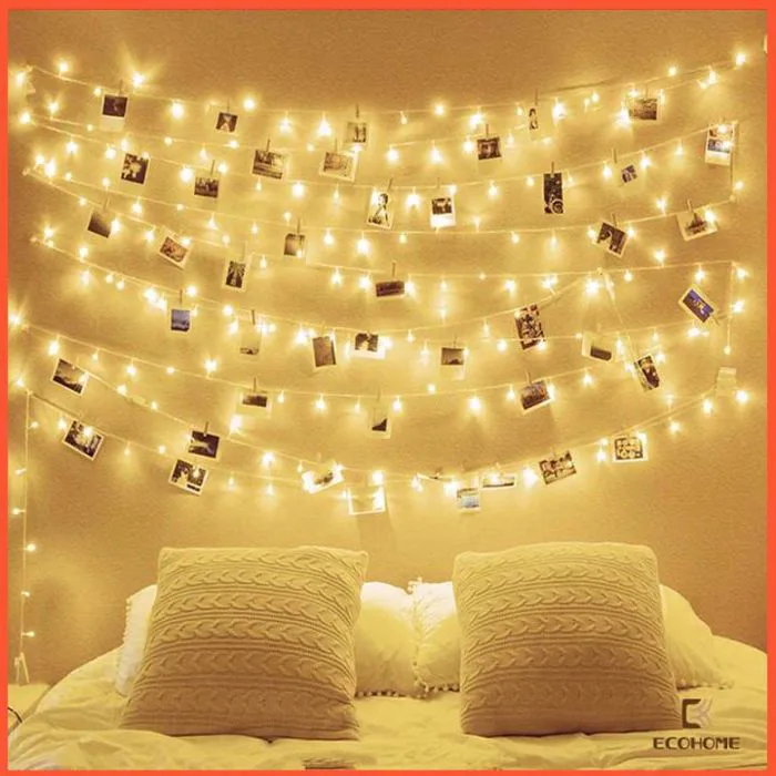 Đèn dây led không nháy Vàng 5M cắm điện, đèn decor phòng ngủ - decor phòng ngủ đồ - trang trí phòng ngủ - dây đèn led trang trí | Lazada Việt Nam