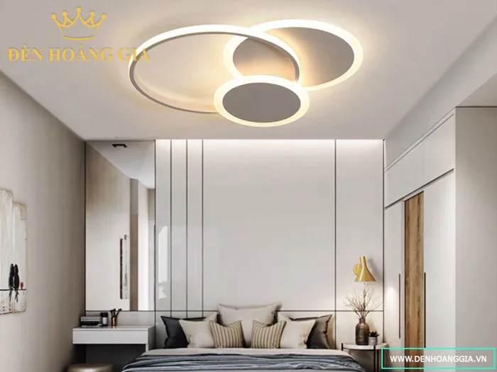 Trang trí không gian nghỉ ngơi lý tưởng với đèn led ốp trần