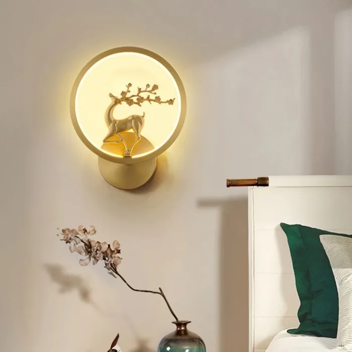 Đèn tường tranh đồng decor phòng ngủ GV1844 | Flexhouse VN