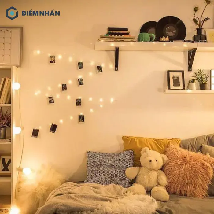 30+ Cách trang trí phòng ngủ bằng đèn LED dây đẹp, độc đáo