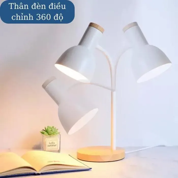 Đèn Bàn Học Đế Gỗ, Đèn Led Để Bàn Làm Việc Đọc Sách Phù Hợp Bảo Vệ Mắt  Chống Cận, Decor - Oreka.vn