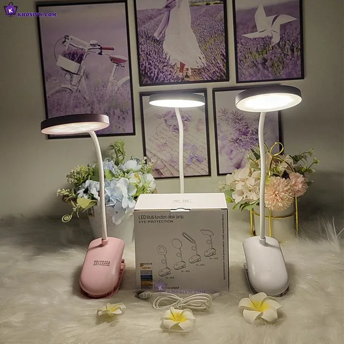 Đèn Học Tích Điện Kẹp Bàn Để Bàn Đọc Sách Decor Bàn Học Bàn Làm Việc 3 Màu  Ánh Sáng SL-904 | Kho Sỉ VN