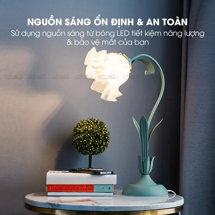 Đèn LED Bàn Học Micofi Trang Trí Phòng Ngủ Đọc Sách Để Bàn, Đèn Ngủ Hoa  Decor Phòng Khách Quán Cà Phê Nhiều Màu Decor | MICOFI
