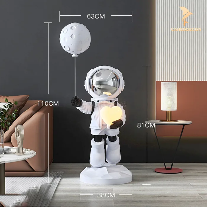 Mô Hình Tượng Đèn Trang Trí - Phi Hanh Gia Cầm Bóng – Cá Heo Decor